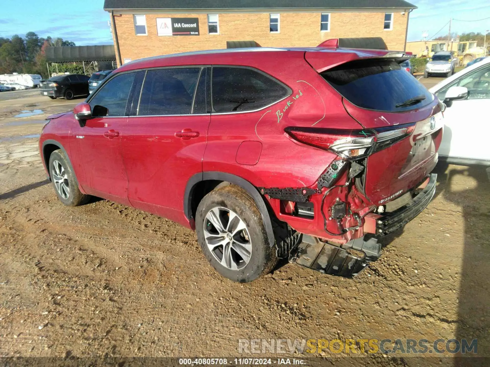 3 Photograph of a damaged car 5TDGARAH8LS503216 TOYOTA HIGHLANDER 2020