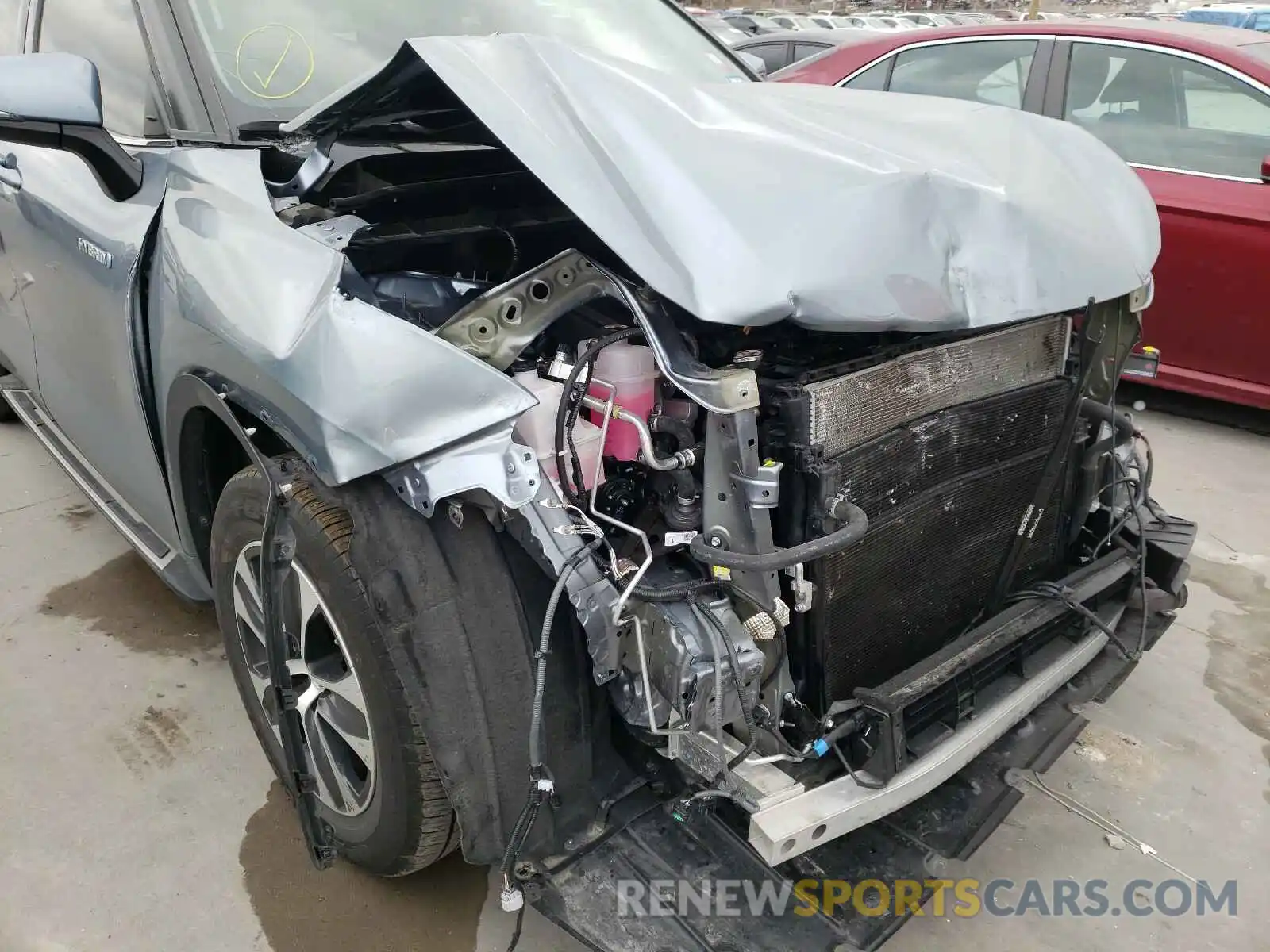 9 Photograph of a damaged car 5TDGARAH9LS001007 TOYOTA HIGHLANDER 2020