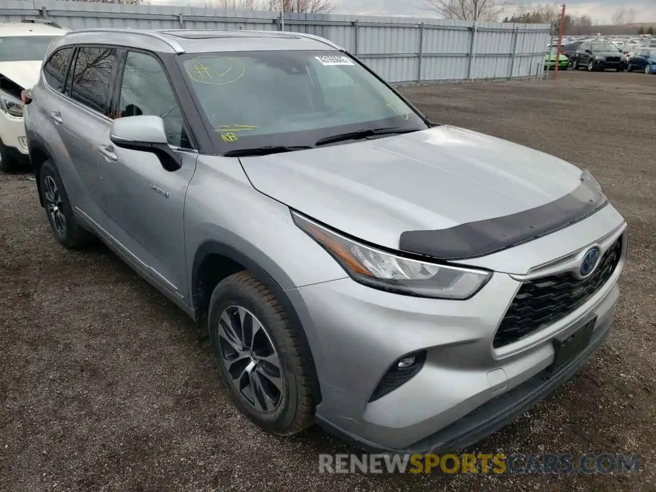 1 Photograph of a damaged car 5TDGBRCH0LS012181 TOYOTA HIGHLANDER 2020