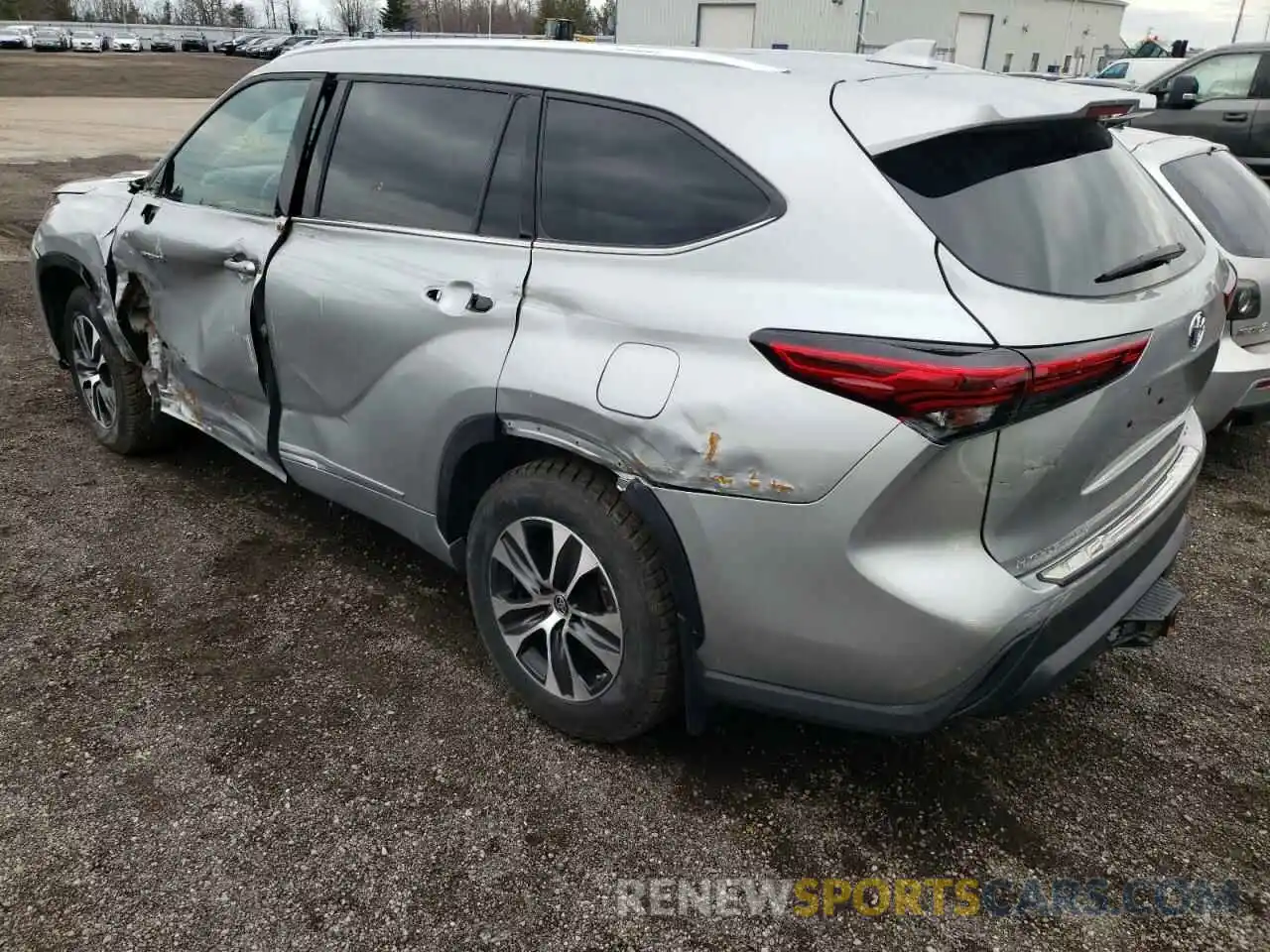 3 Photograph of a damaged car 5TDGBRCH0LS012181 TOYOTA HIGHLANDER 2020