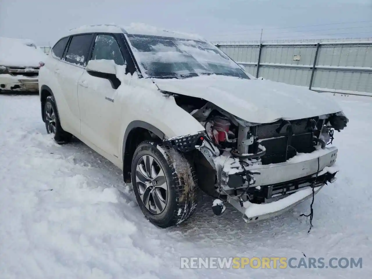 1 Photograph of a damaged car 5TDGBRCH0LS510395 TOYOTA HIGHLANDER 2020