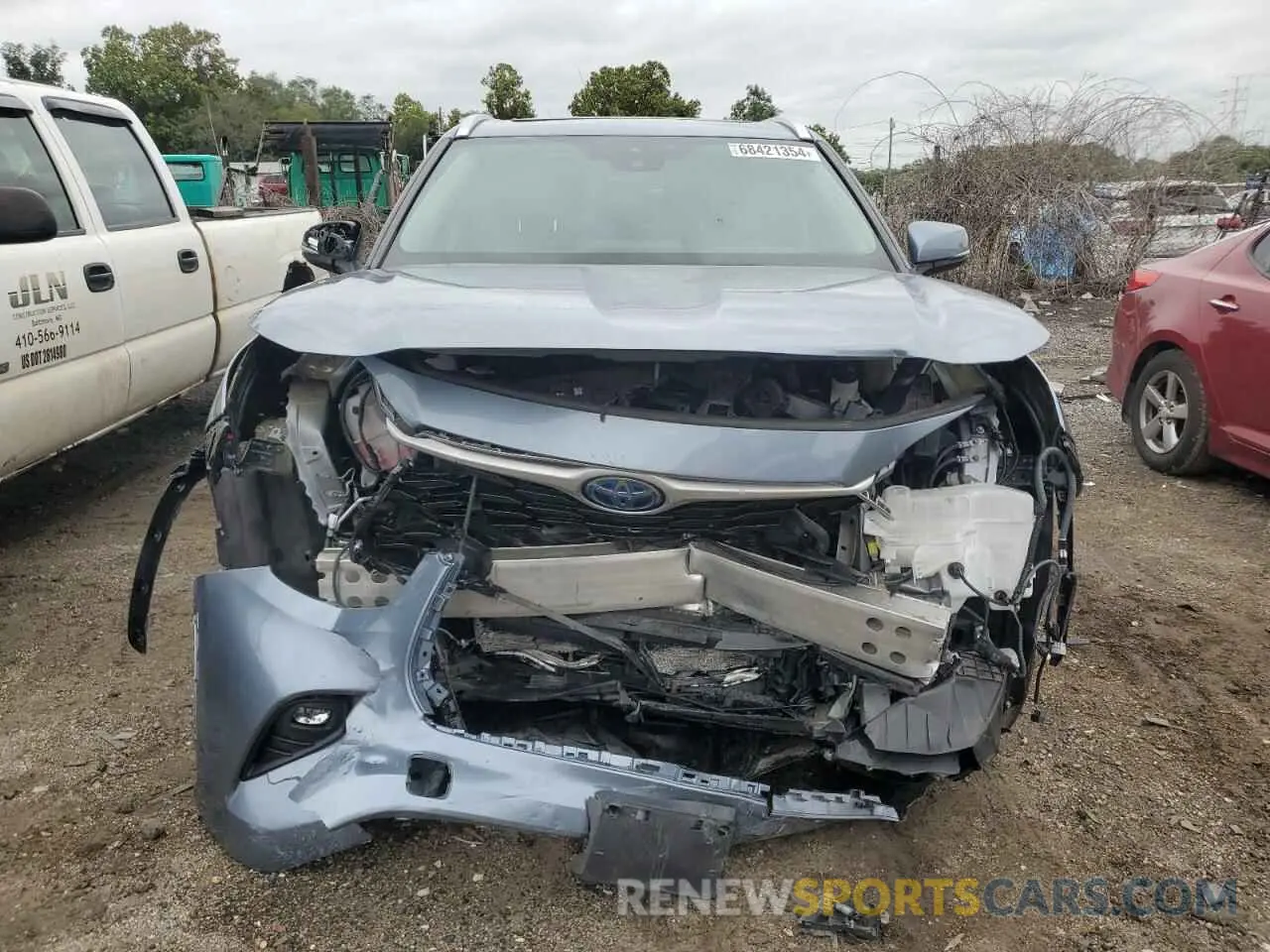 5 Photograph of a damaged car 5TDGBRCH1LS008253 TOYOTA HIGHLANDER 2020