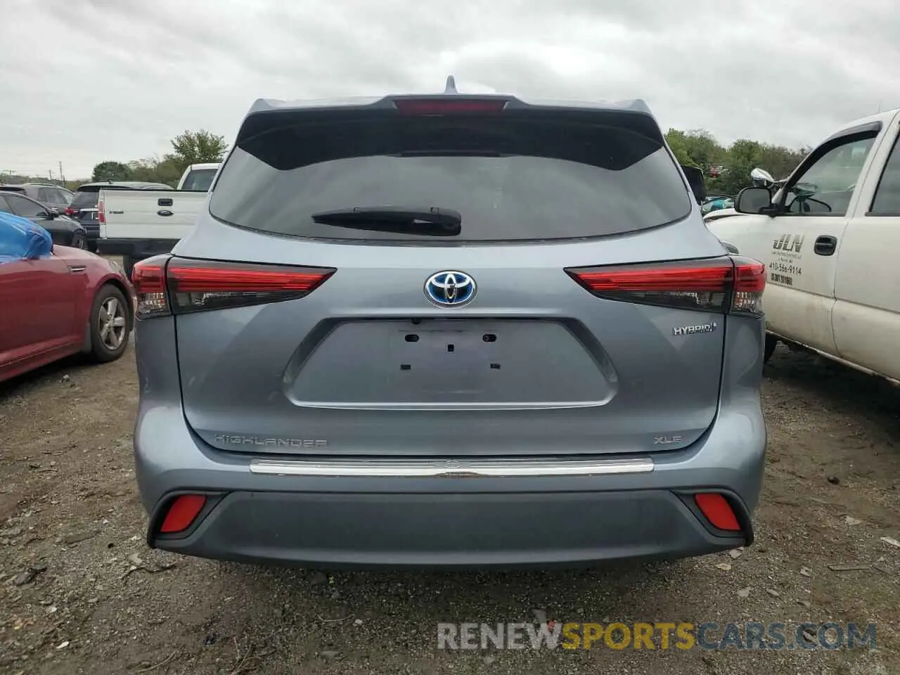 6 Photograph of a damaged car 5TDGBRCH1LS008253 TOYOTA HIGHLANDER 2020