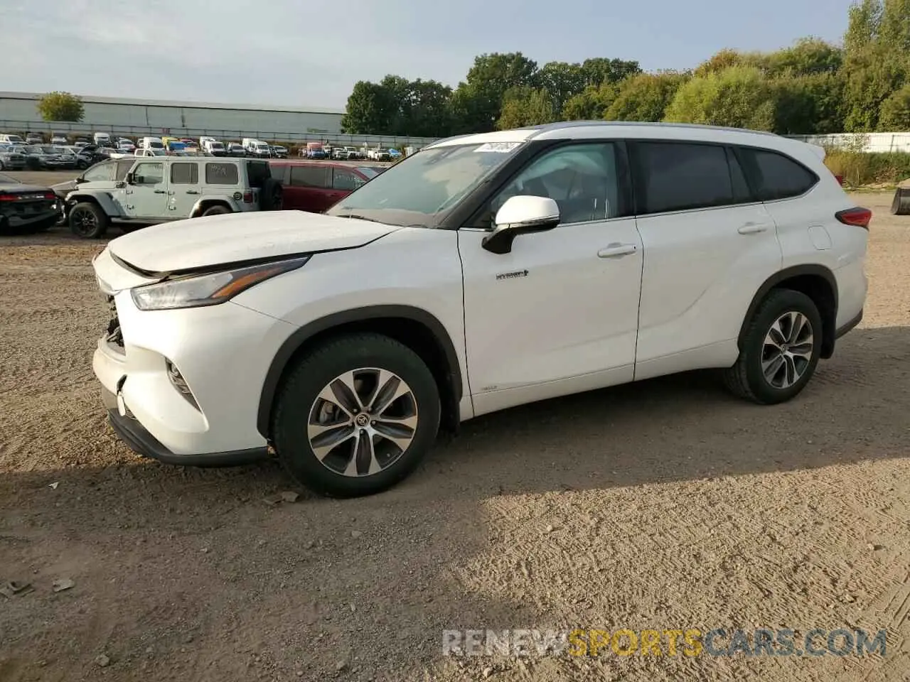 1 Photograph of a damaged car 5TDGBRCH1LS508719 TOYOTA HIGHLANDER 2020