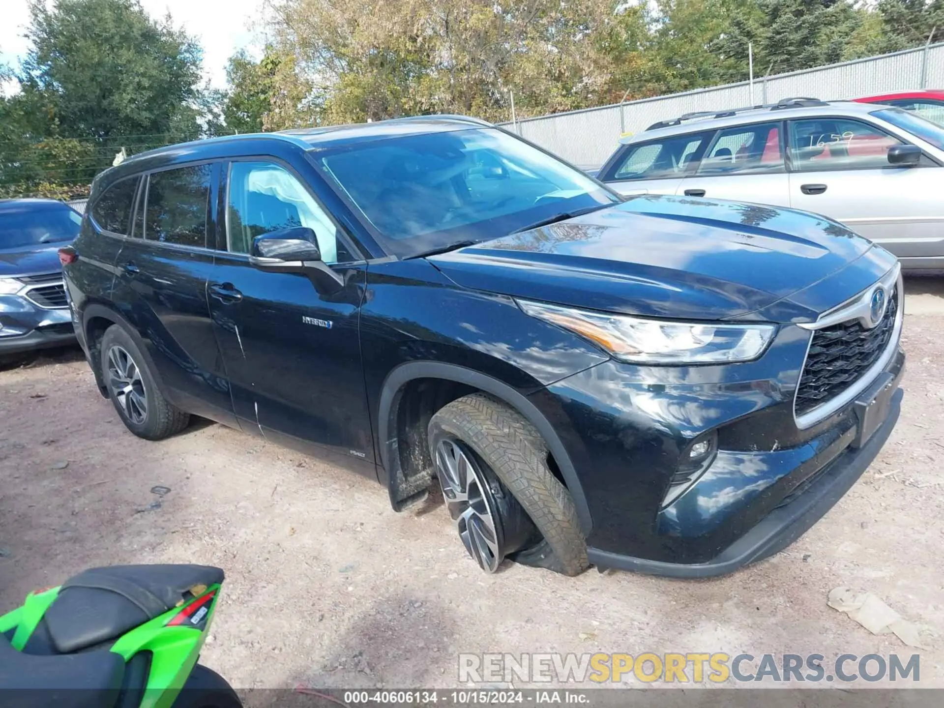 1 Photograph of a damaged car 5TDGBRCH2LS507076 TOYOTA HIGHLANDER 2020