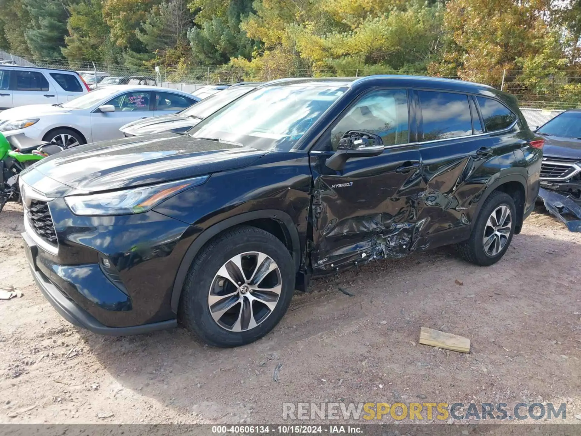 2 Photograph of a damaged car 5TDGBRCH2LS507076 TOYOTA HIGHLANDER 2020