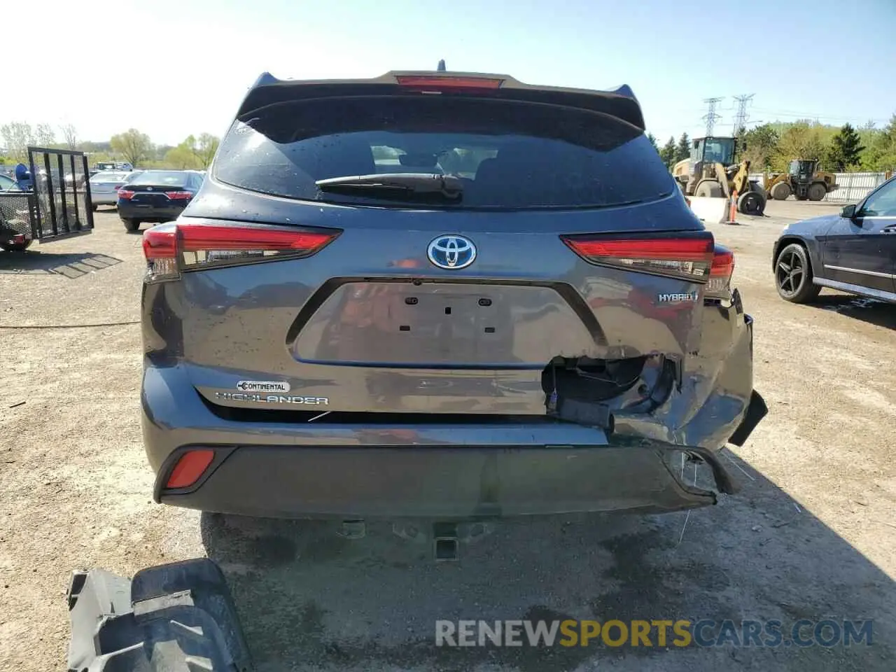 6 Photograph of a damaged car 5TDGBRCH4LS512456 TOYOTA HIGHLANDER 2020