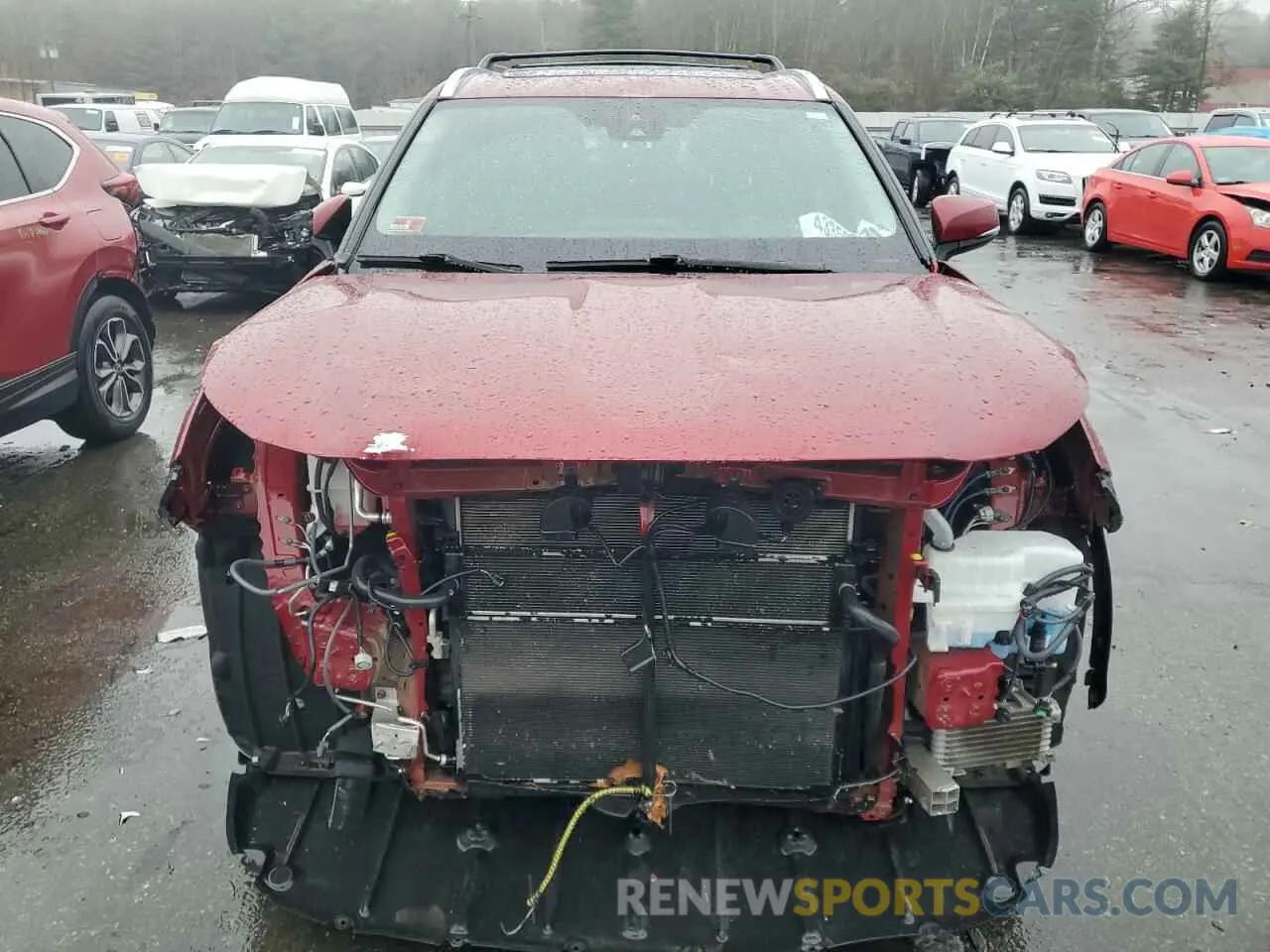 5 Photograph of a damaged car 5TDGBRCH5LS504155 TOYOTA HIGHLANDER 2020