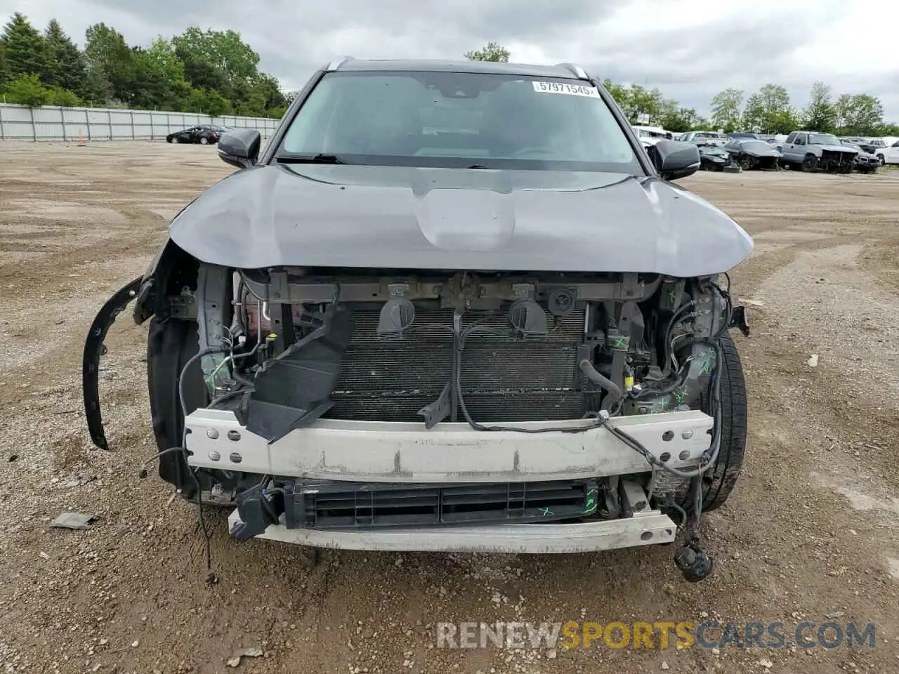 5 Photograph of a damaged car 5TDGBRCH6LS507002 TOYOTA HIGHLANDER 2020
