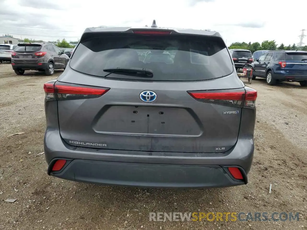 6 Photograph of a damaged car 5TDGBRCH6LS507002 TOYOTA HIGHLANDER 2020