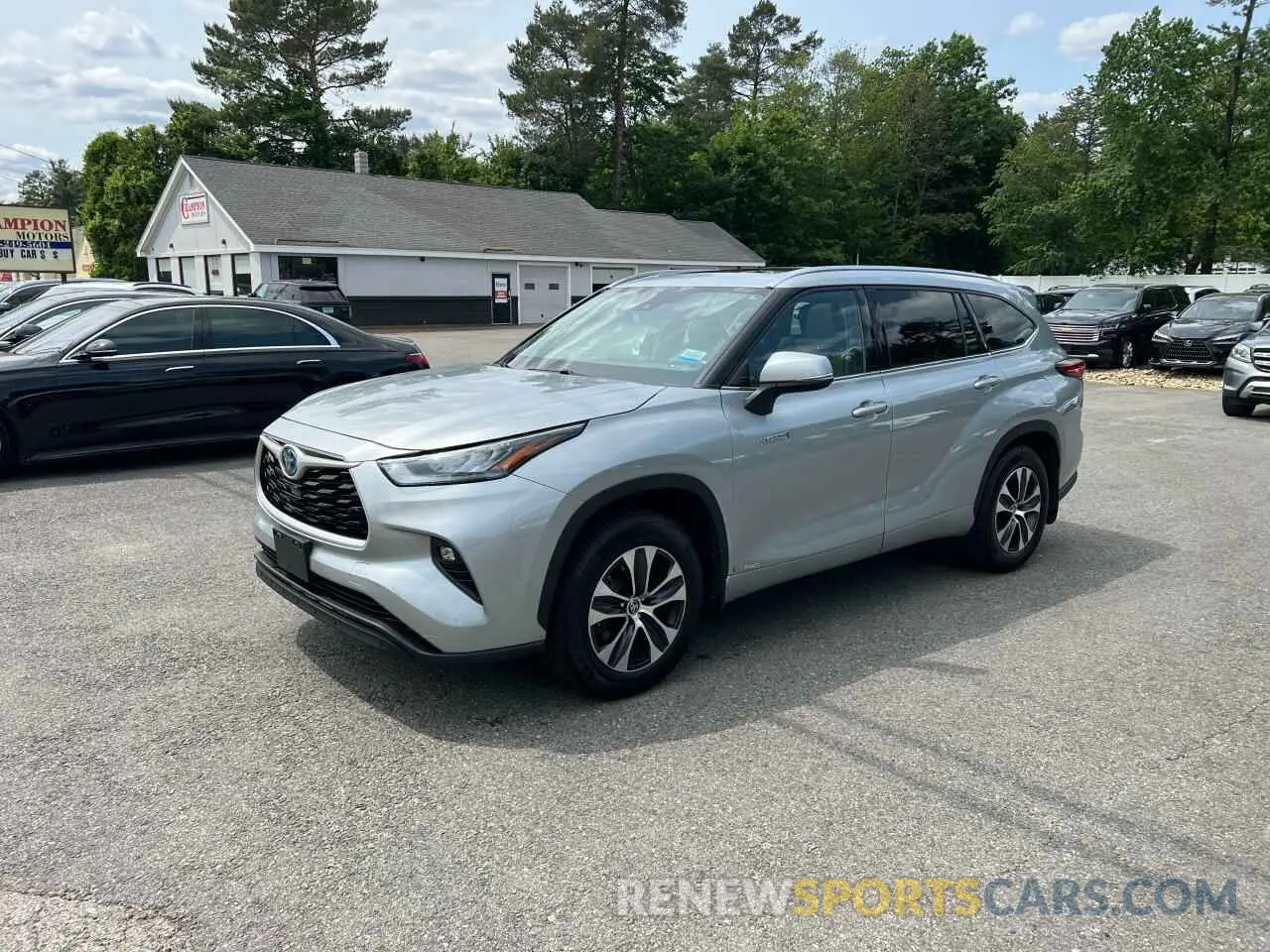 1 Photograph of a damaged car 5TDGBRCH6LS513382 TOYOTA HIGHLANDER 2020