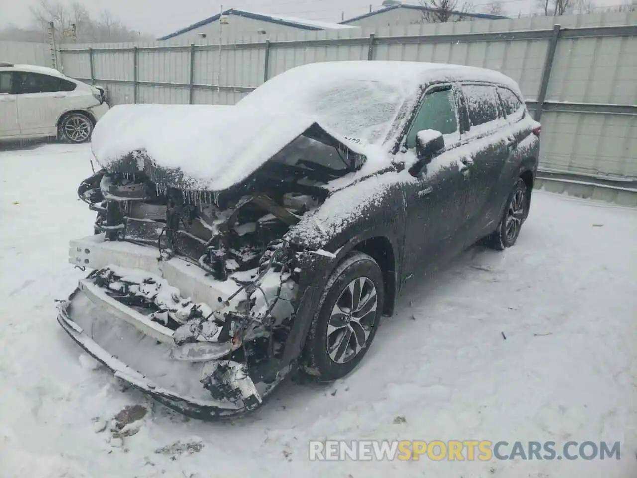 2 Photograph of a damaged car 5TDGBRCH6LS513947 TOYOTA HIGHLANDER 2020