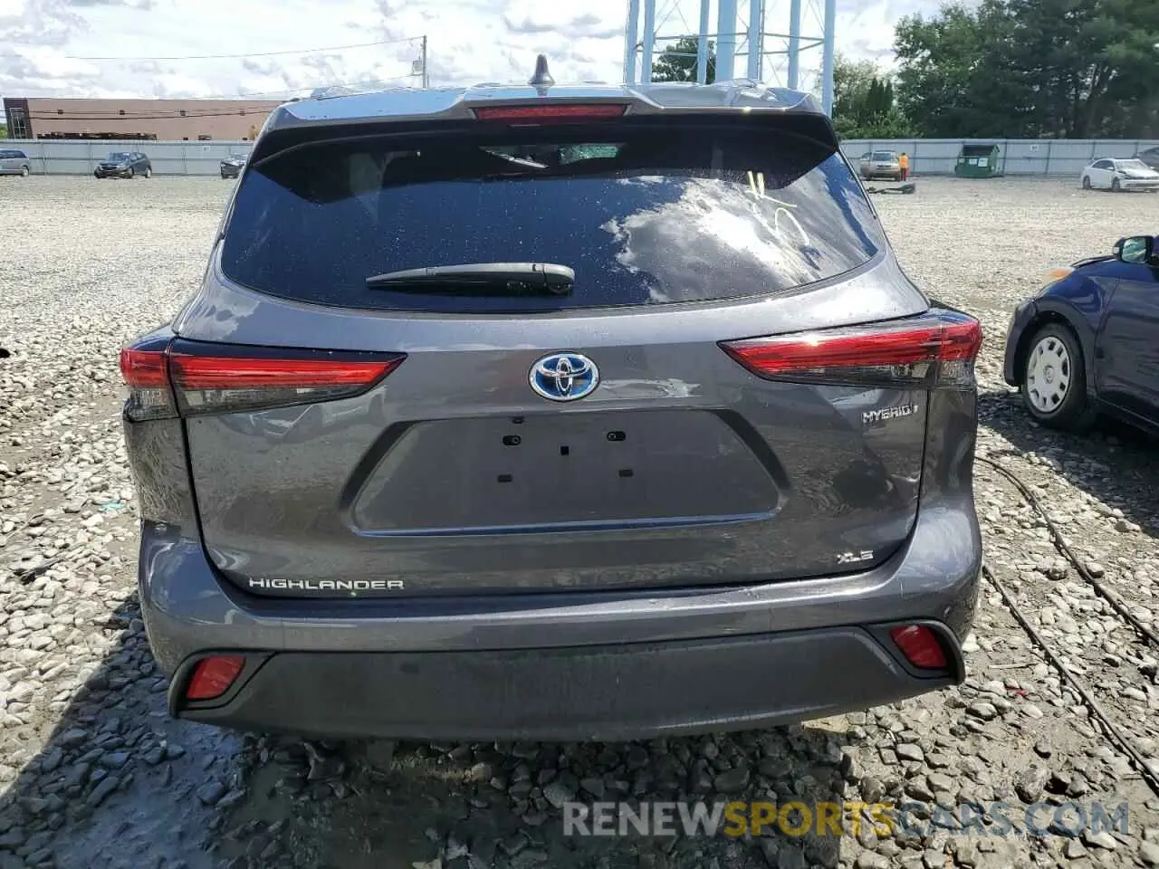 6 Photograph of a damaged car 5TDGBRCHXLS506841 TOYOTA HIGHLANDER 2020