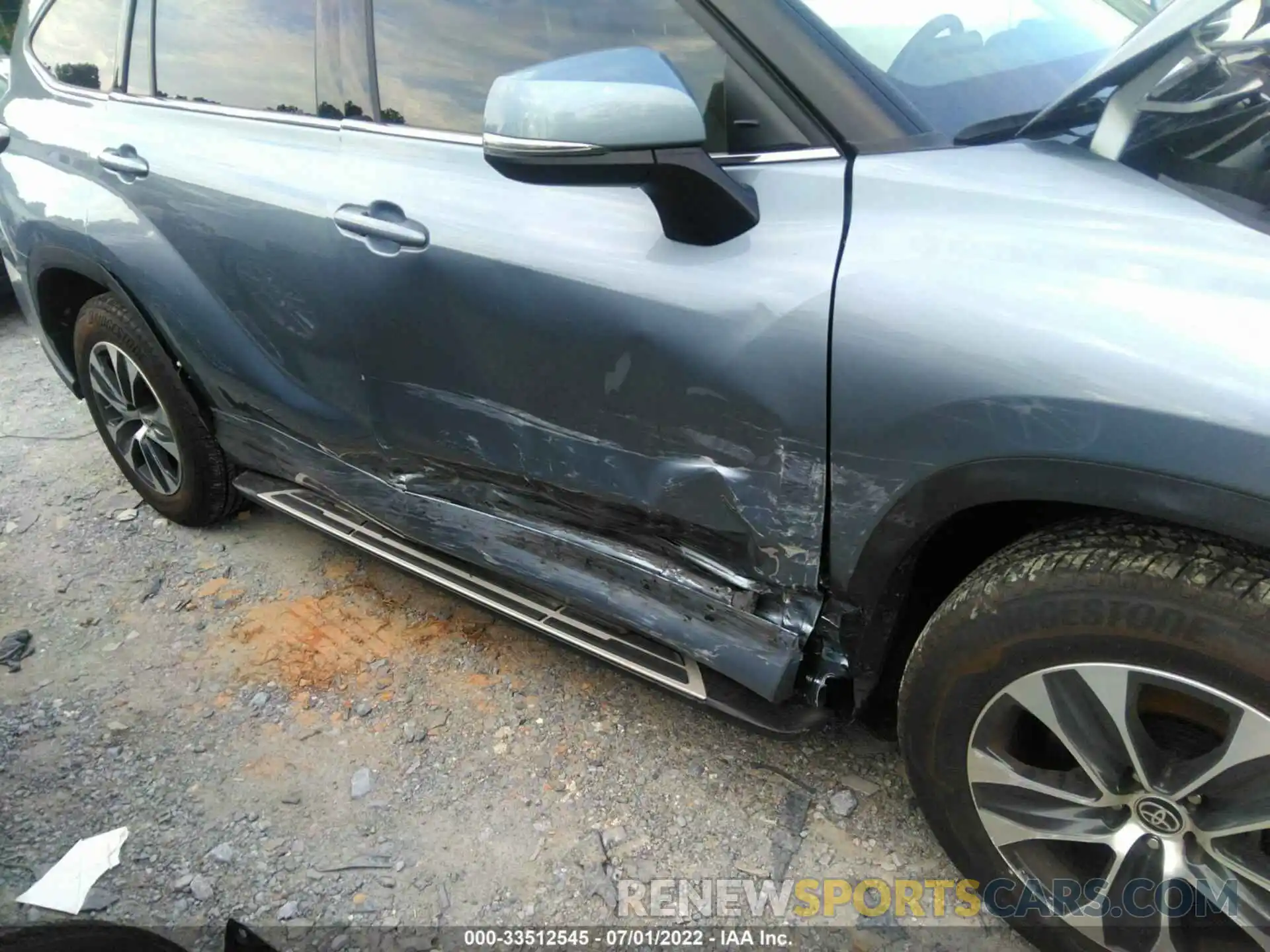 6 Photograph of a damaged car 5TDGZRAH0LS008744 TOYOTA HIGHLANDER 2020