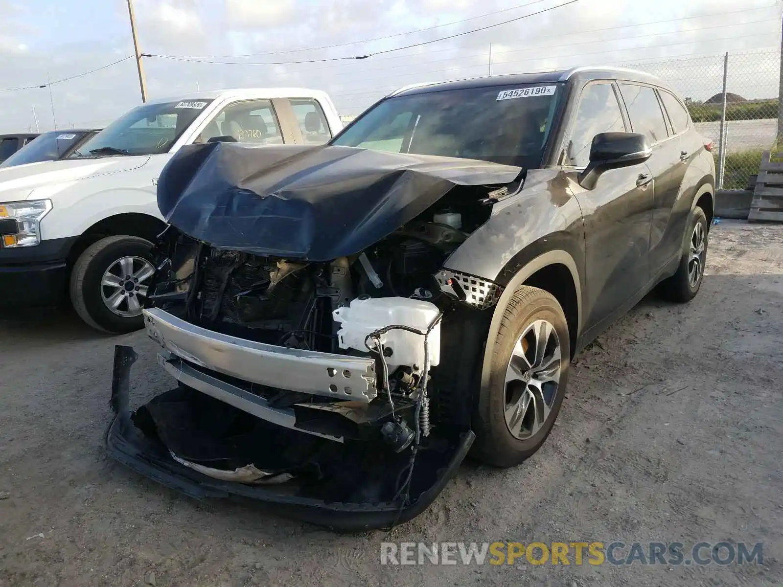 2 Photograph of a damaged car 5TDGZRAH0LS011949 TOYOTA HIGHLANDER 2020