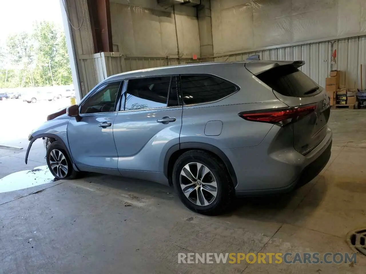 2 Photograph of a damaged car 5TDGZRAH0LS027570 TOYOTA HIGHLANDER 2020