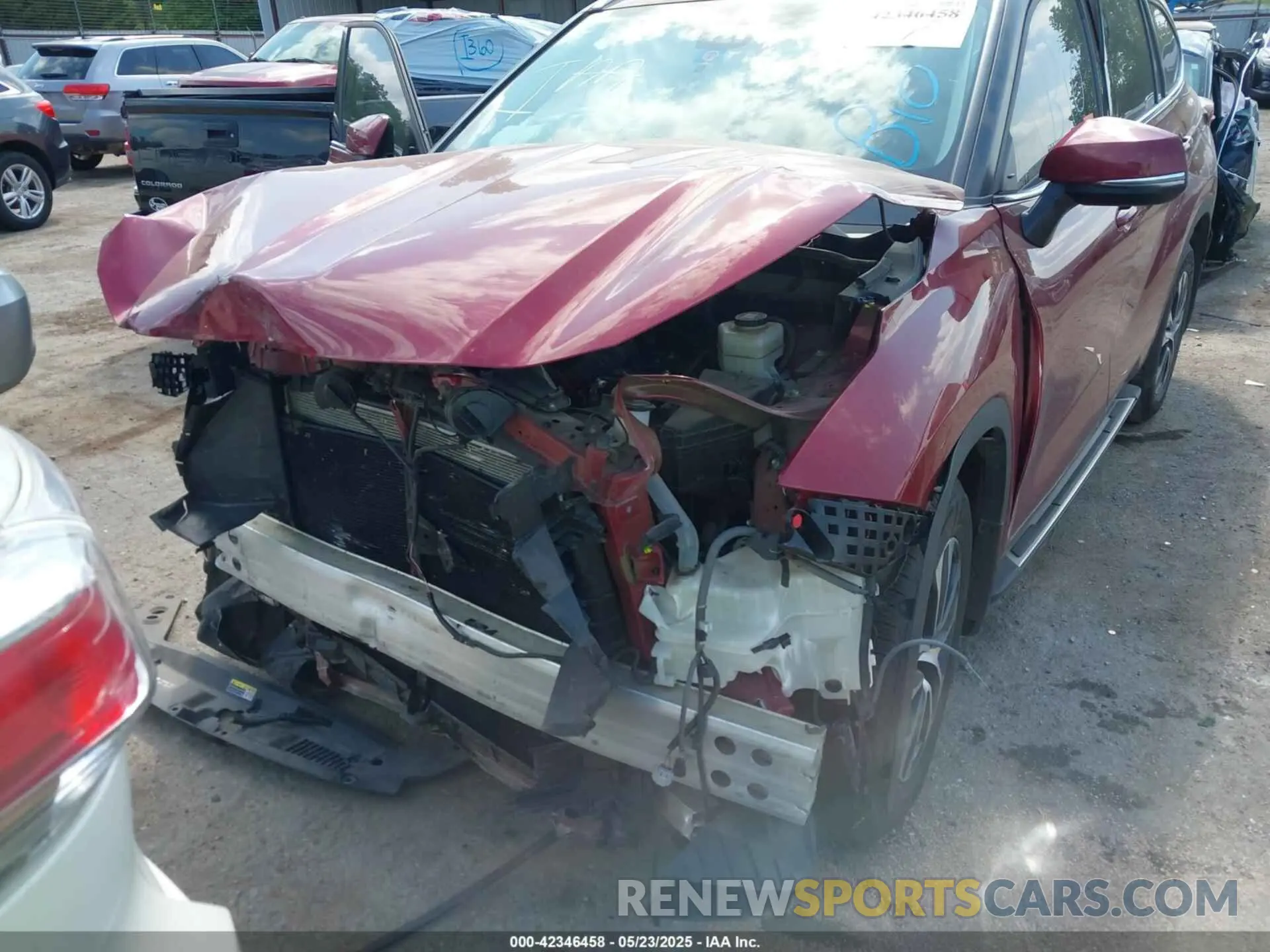 6 Photograph of a damaged car 5TDGZRAH0LS510993 TOYOTA HIGHLANDER 2020