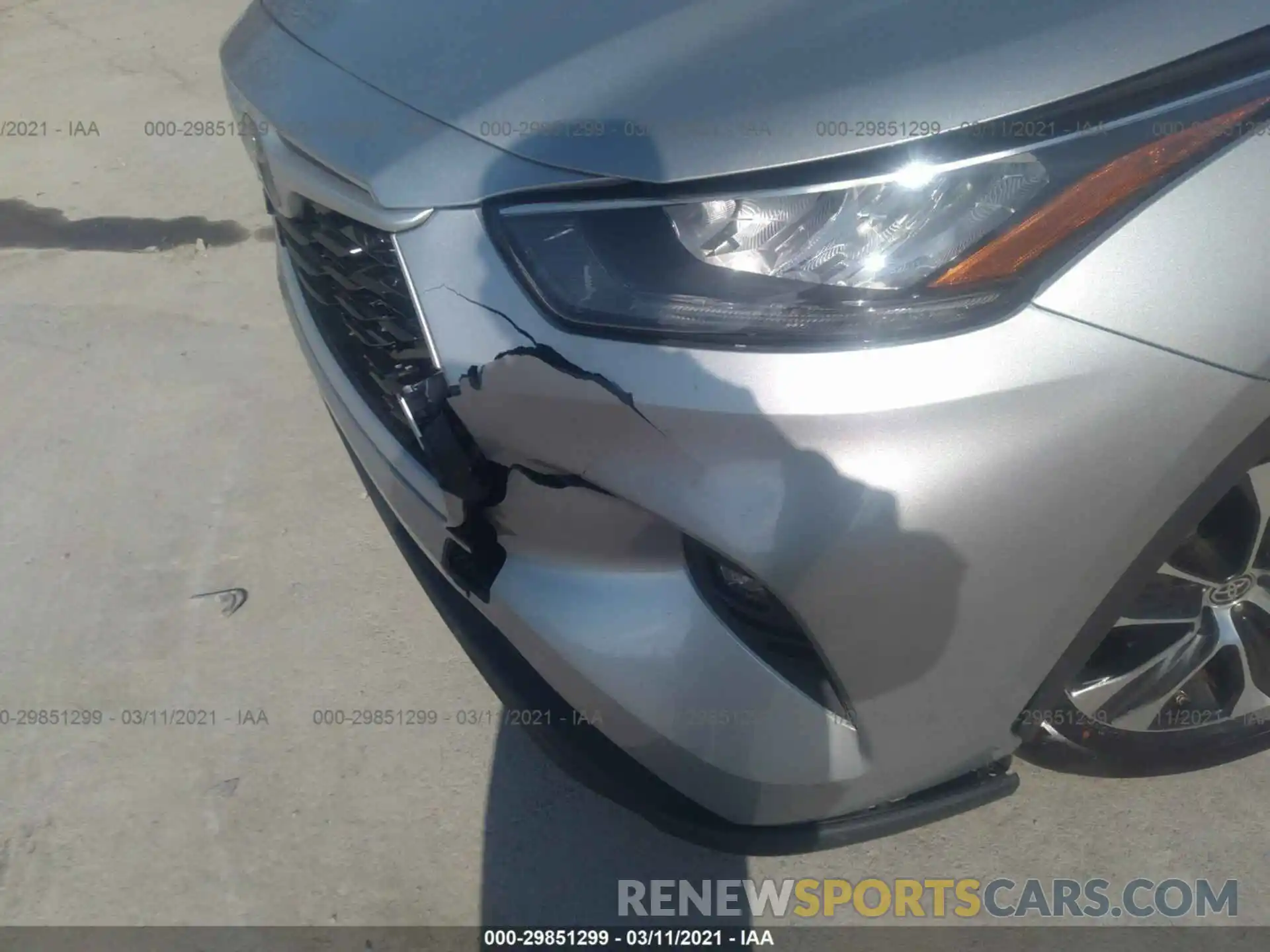 6 Photograph of a damaged car 5TDGZRAH1LS000510 TOYOTA HIGHLANDER 2020