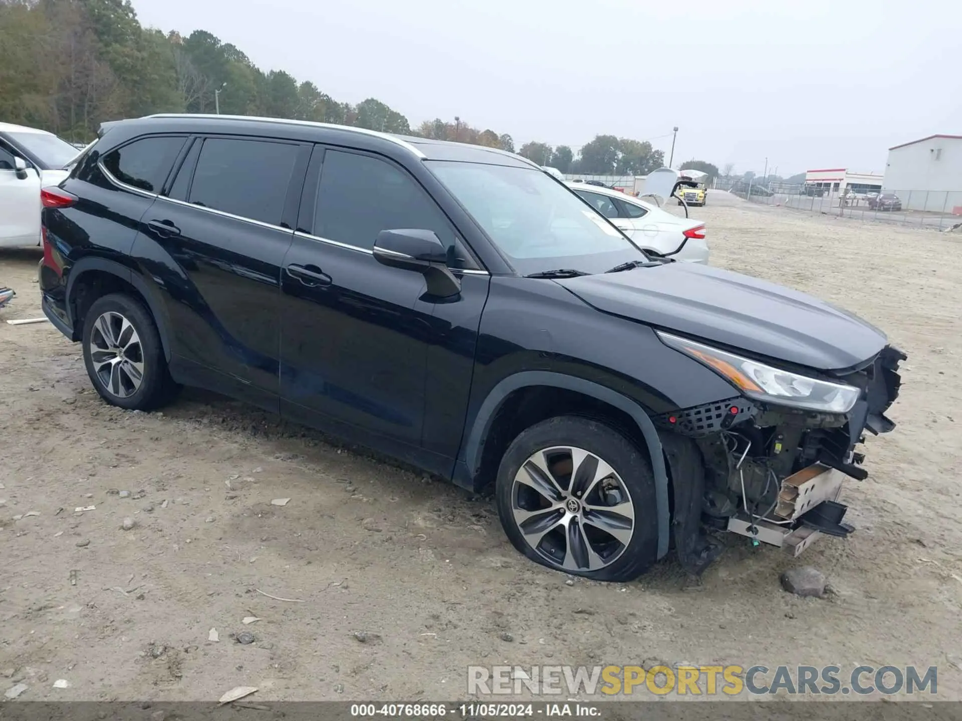 1 Photograph of a damaged car 5TDGZRAH1LS013550 TOYOTA HIGHLANDER 2020
