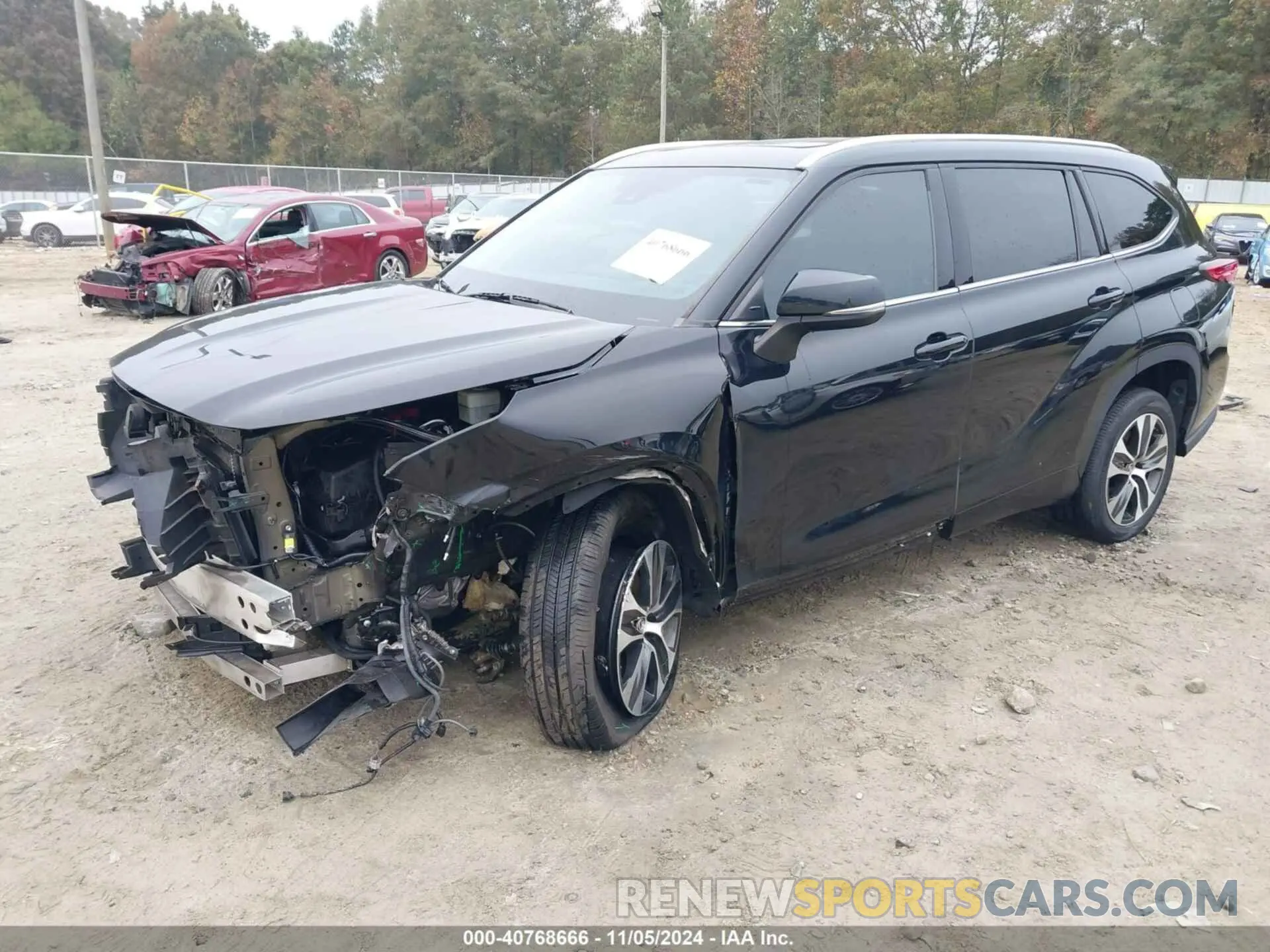2 Photograph of a damaged car 5TDGZRAH1LS013550 TOYOTA HIGHLANDER 2020