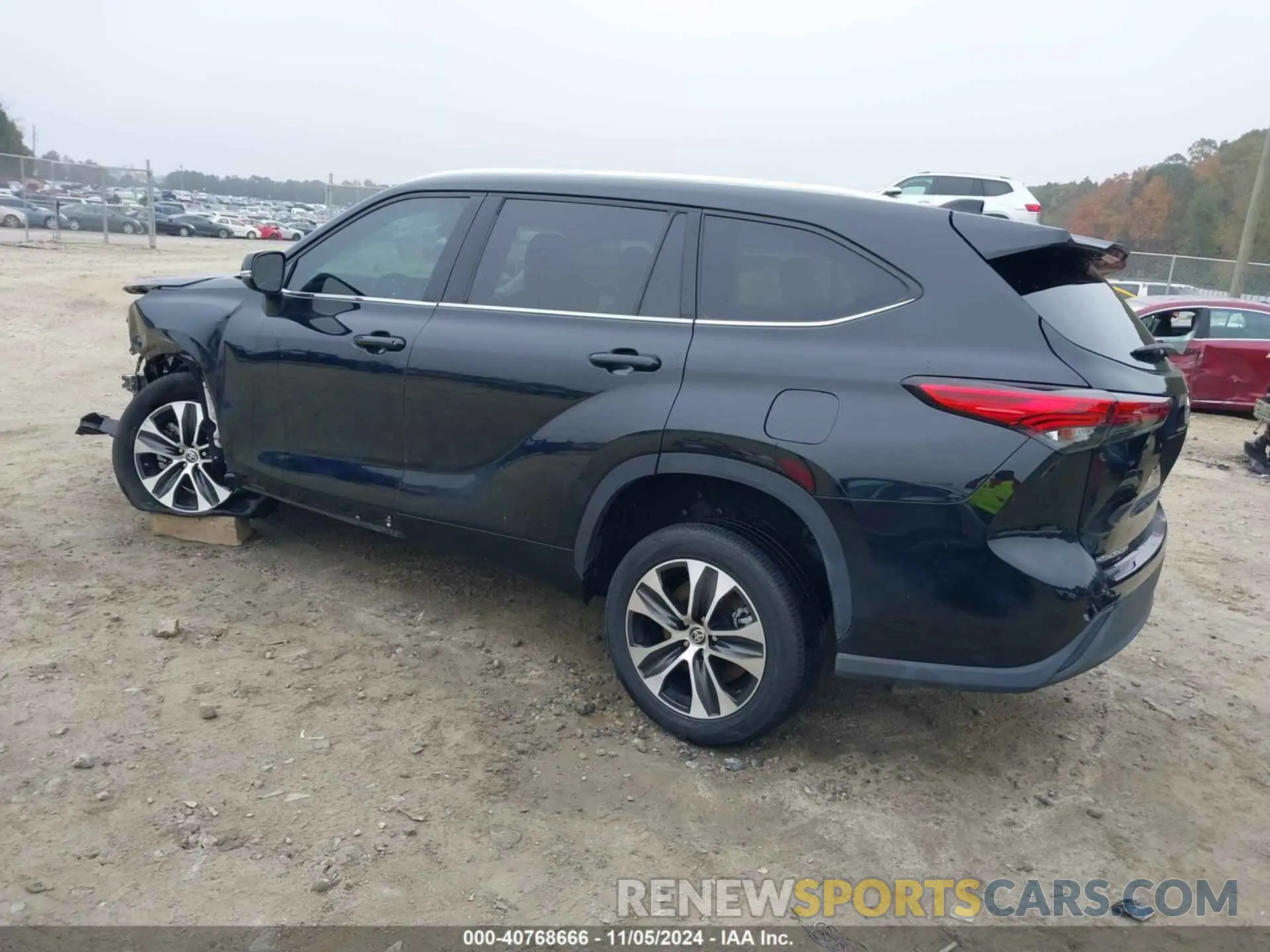 3 Photograph of a damaged car 5TDGZRAH1LS013550 TOYOTA HIGHLANDER 2020