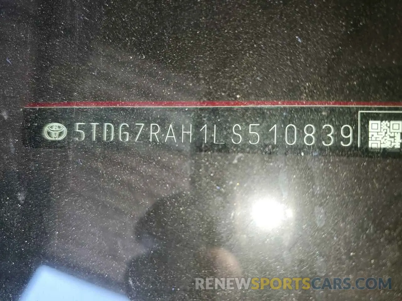 14 Photograph of a damaged car 5TDGZRAH1LS510839 TOYOTA HIGHLANDER 2020