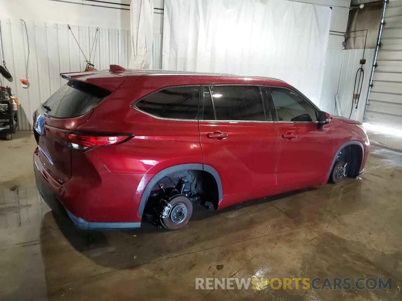 3 Photograph of a damaged car 5TDGZRAH1LS510839 TOYOTA HIGHLANDER 2020
