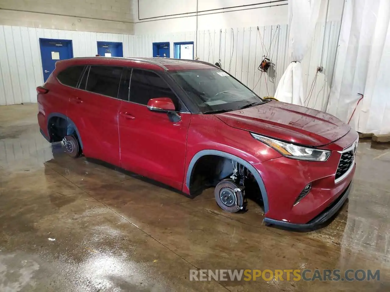 4 Photograph of a damaged car 5TDGZRAH1LS510839 TOYOTA HIGHLANDER 2020