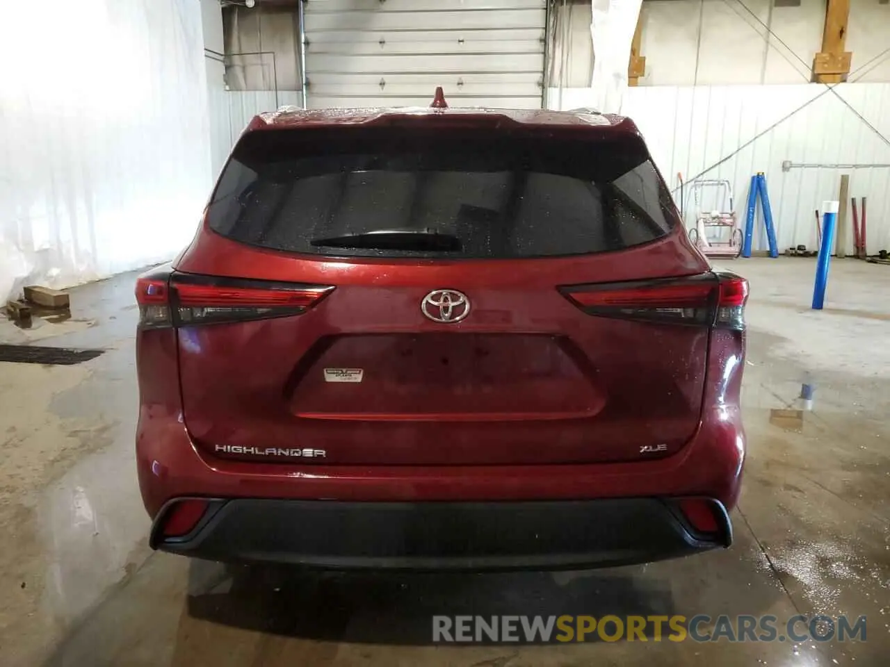 6 Photograph of a damaged car 5TDGZRAH1LS510839 TOYOTA HIGHLANDER 2020