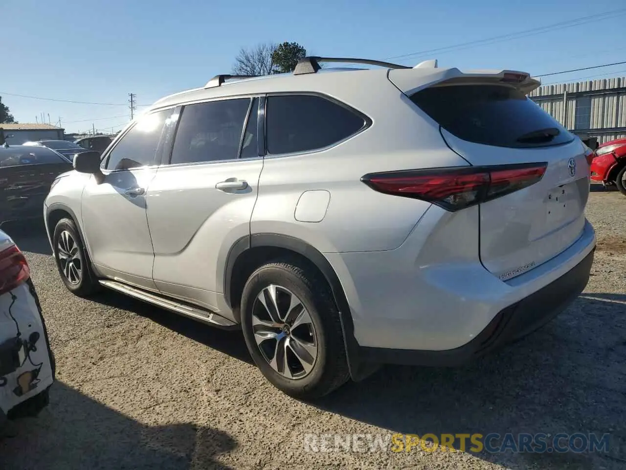 2 Photograph of a damaged car 5TDGZRAH1LS511571 TOYOTA HIGHLANDER 2020