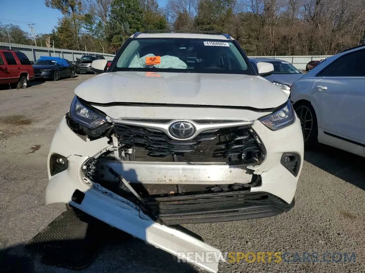 5 Photograph of a damaged car 5TDGZRAH1LS511571 TOYOTA HIGHLANDER 2020