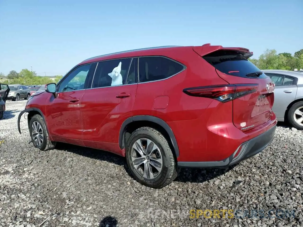 2 Photograph of a damaged car 5TDGZRAH2LS026937 TOYOTA HIGHLANDER 2020
