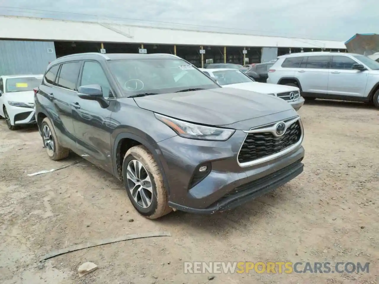 1 Photograph of a damaged car 5TDGZRAH2LS505617 TOYOTA HIGHLANDER 2020