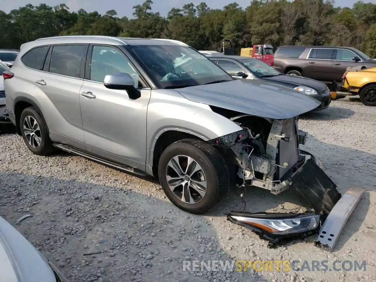 4 Photograph of a damaged car 5TDGZRAH3LS502807 TOYOTA HIGHLANDER 2020