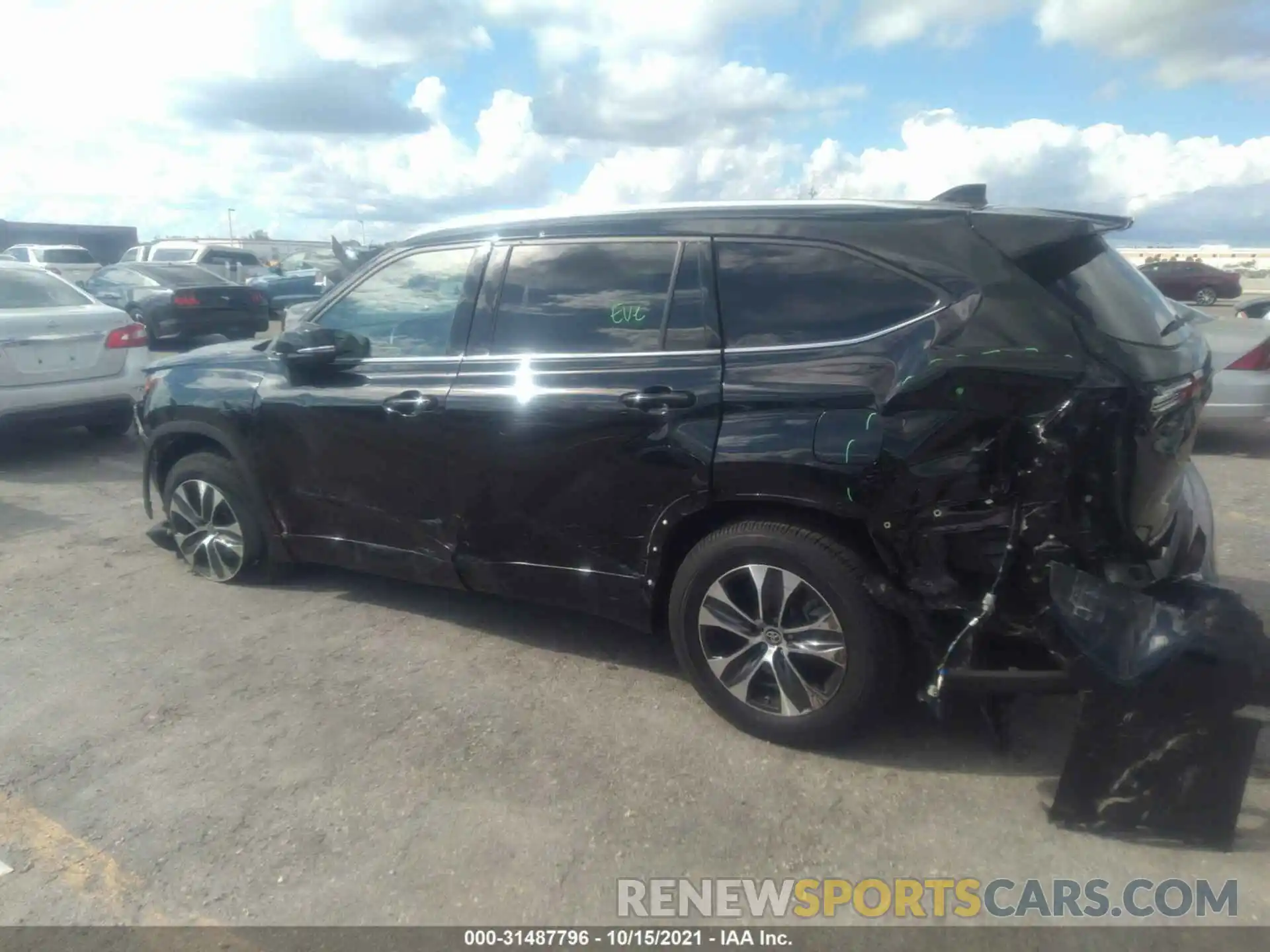 6 Photograph of a damaged car 5TDGZRAH3LS502824 TOYOTA HIGHLANDER 2020