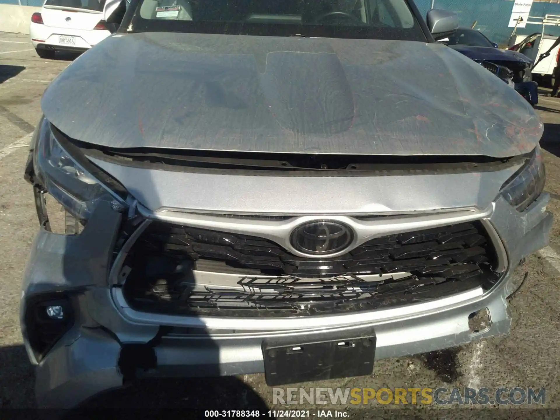 6 Photograph of a damaged car 5TDGZRAH3LS505190 TOYOTA HIGHLANDER 2020