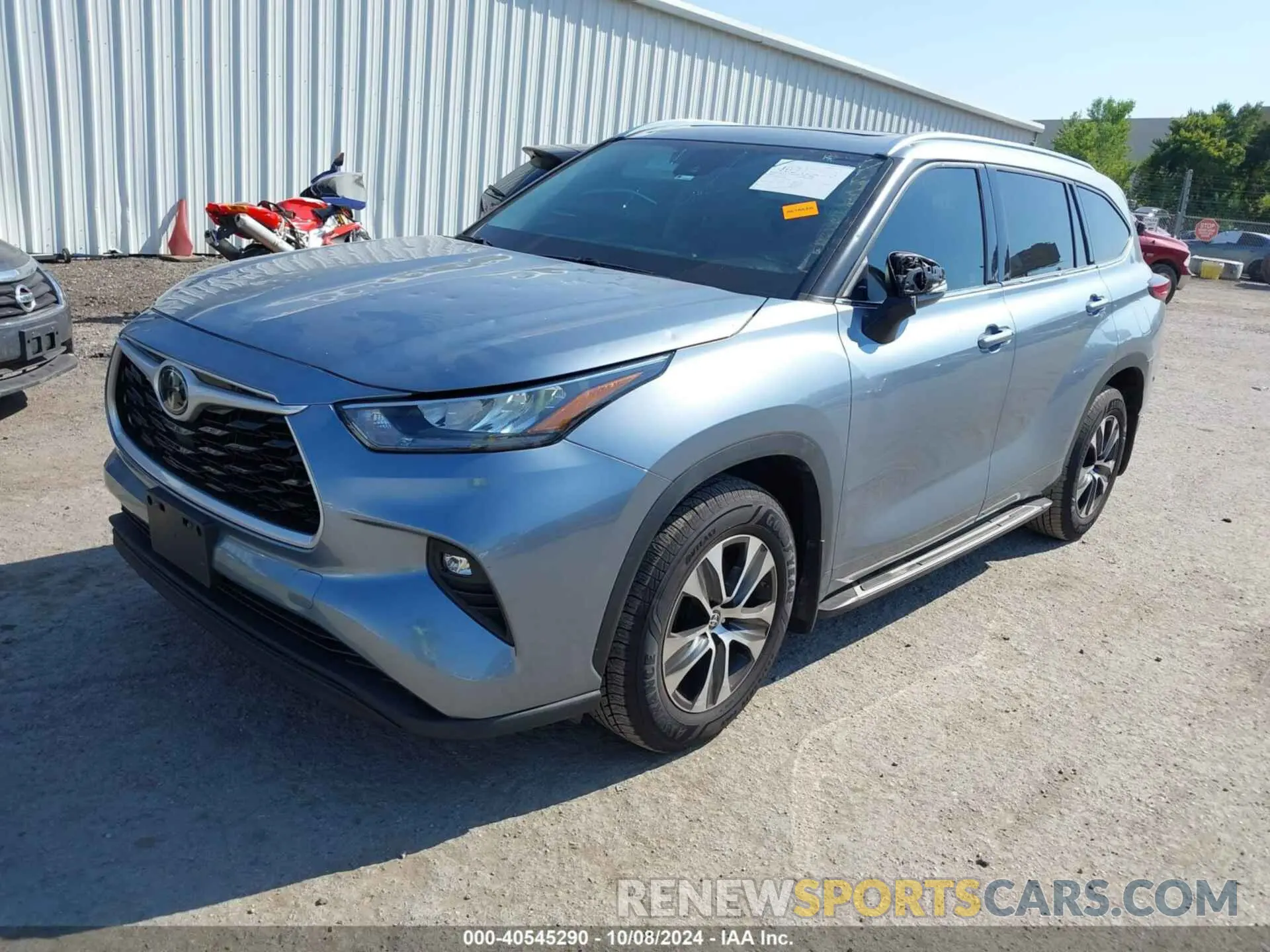 2 Photograph of a damaged car 5TDGZRAH4LS004468 TOYOTA HIGHLANDER 2020