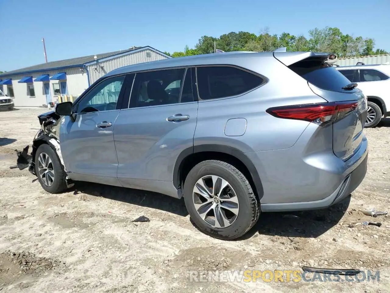 2 Photograph of a damaged car 5TDGZRAH4LS007872 TOYOTA HIGHLANDER 2020