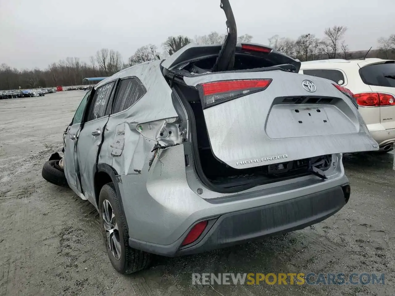 2 Photograph of a damaged car 5TDGZRAH4LS507952 TOYOTA HIGHLANDER 2020