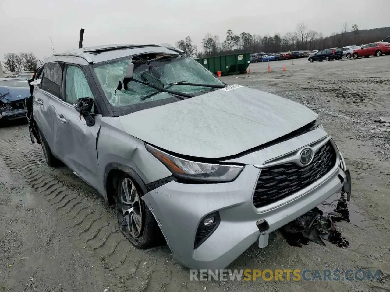 4 Photograph of a damaged car 5TDGZRAH4LS507952 TOYOTA HIGHLANDER 2020