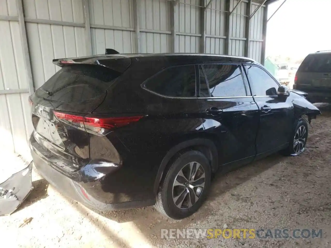 3 Photograph of a damaged car 5TDGZRAH5LS023045 TOYOTA HIGHLANDER 2020