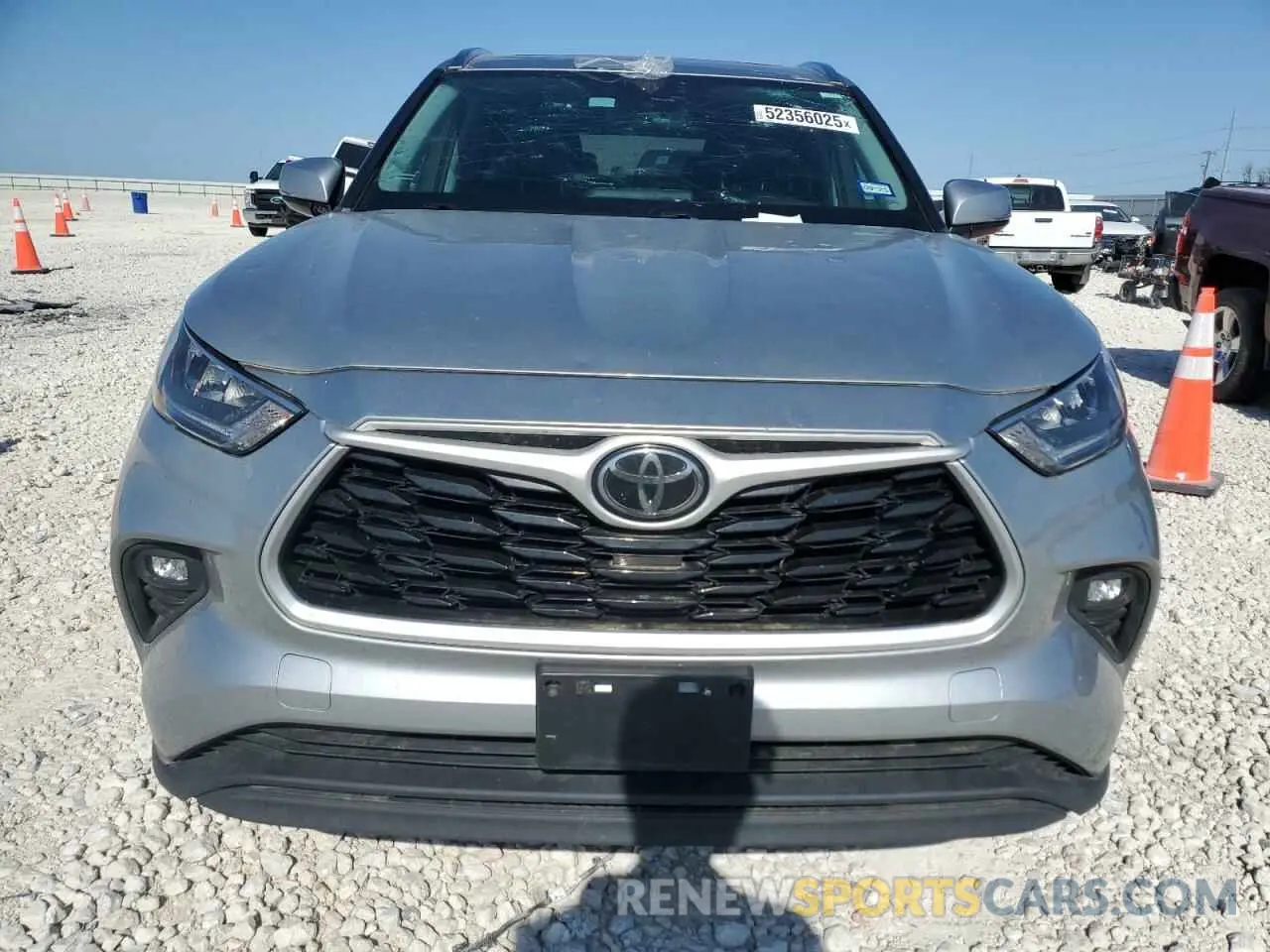 5 Photograph of a damaged car 5TDGZRAH5LS502887 TOYOTA HIGHLANDER 2020
