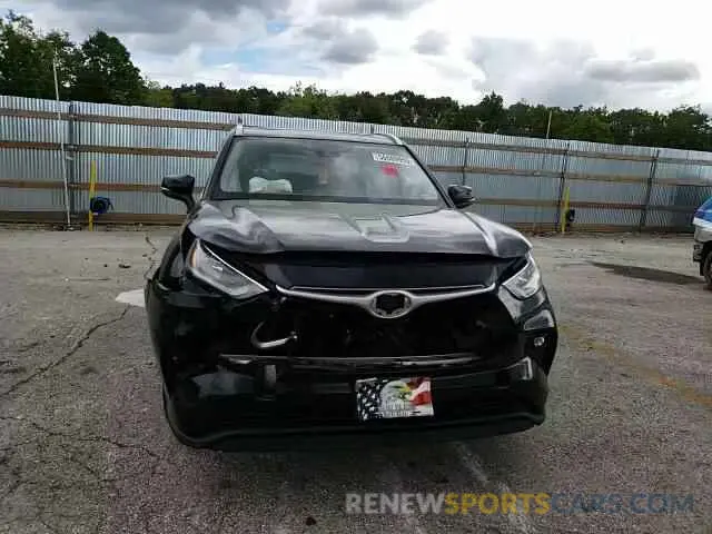 14 Photograph of a damaged car 5TDGZRAH5LS503523 TOYOTA HIGHLANDER 2020