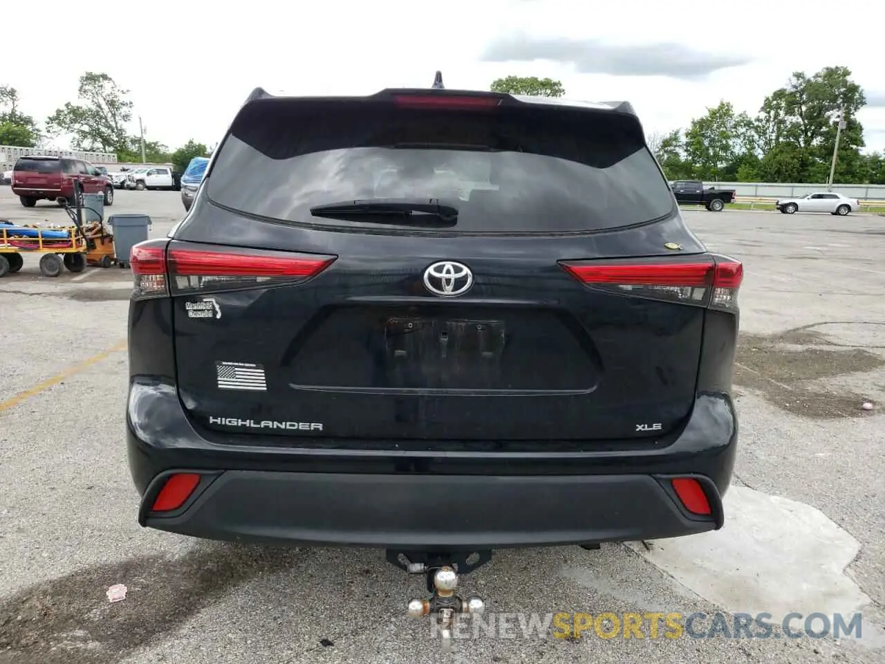 6 Photograph of a damaged car 5TDGZRAH5LS503523 TOYOTA HIGHLANDER 2020