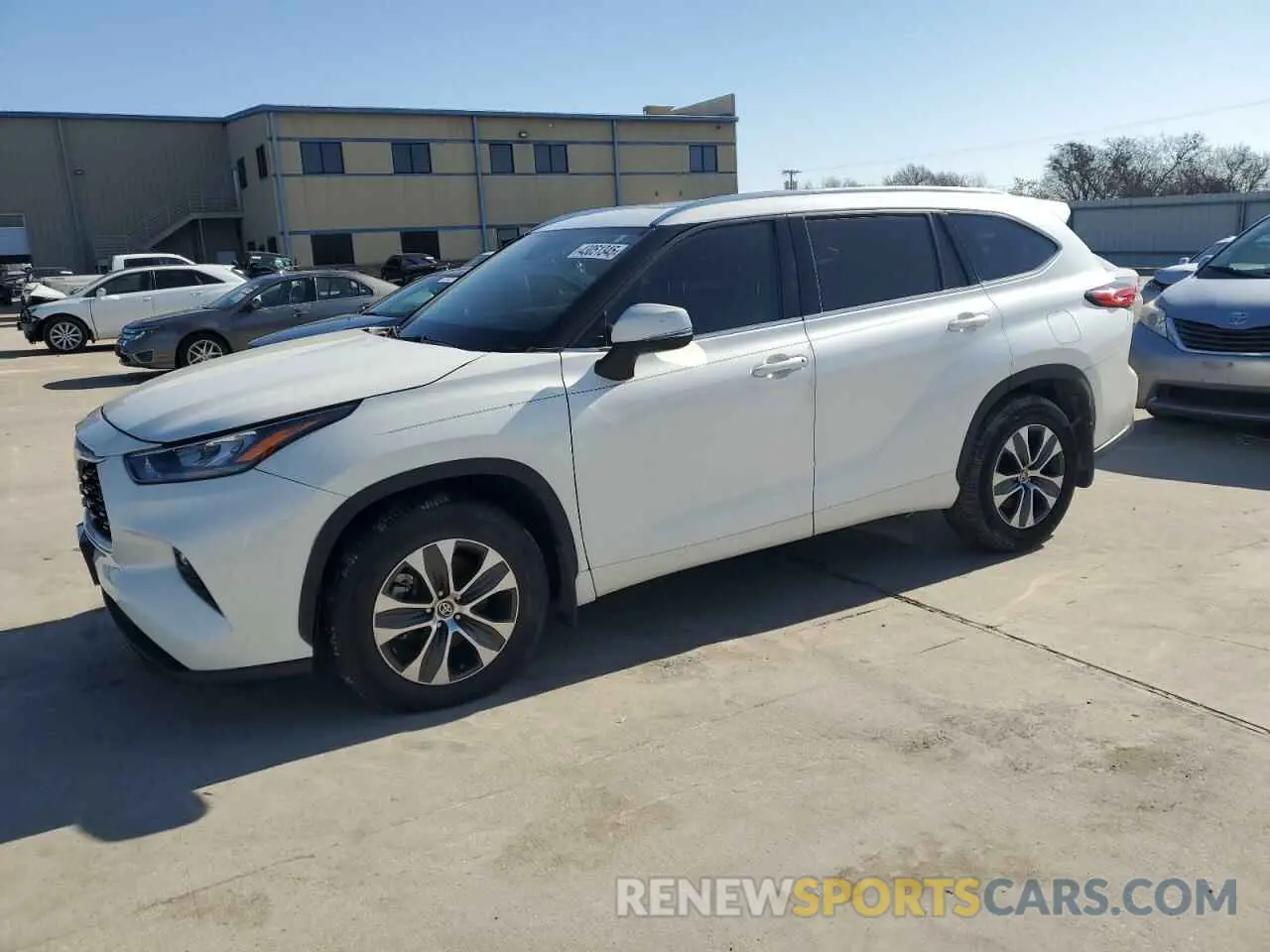 1 Photograph of a damaged car 5TDGZRAH5LS511914 TOYOTA HIGHLANDER 2020