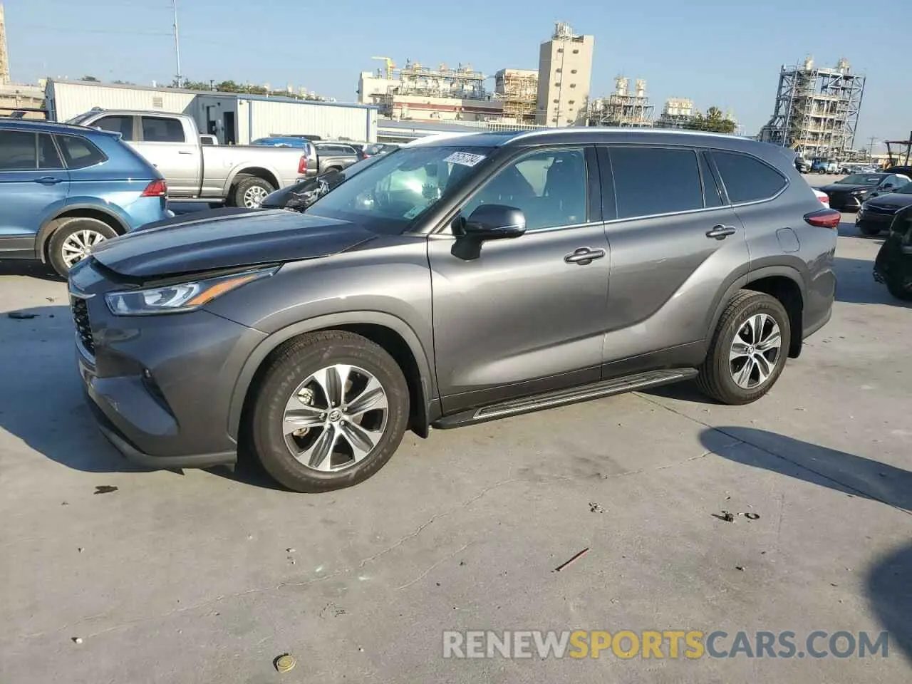 1 Photograph of a damaged car 5TDGZRAH5LS512027 TOYOTA HIGHLANDER 2020