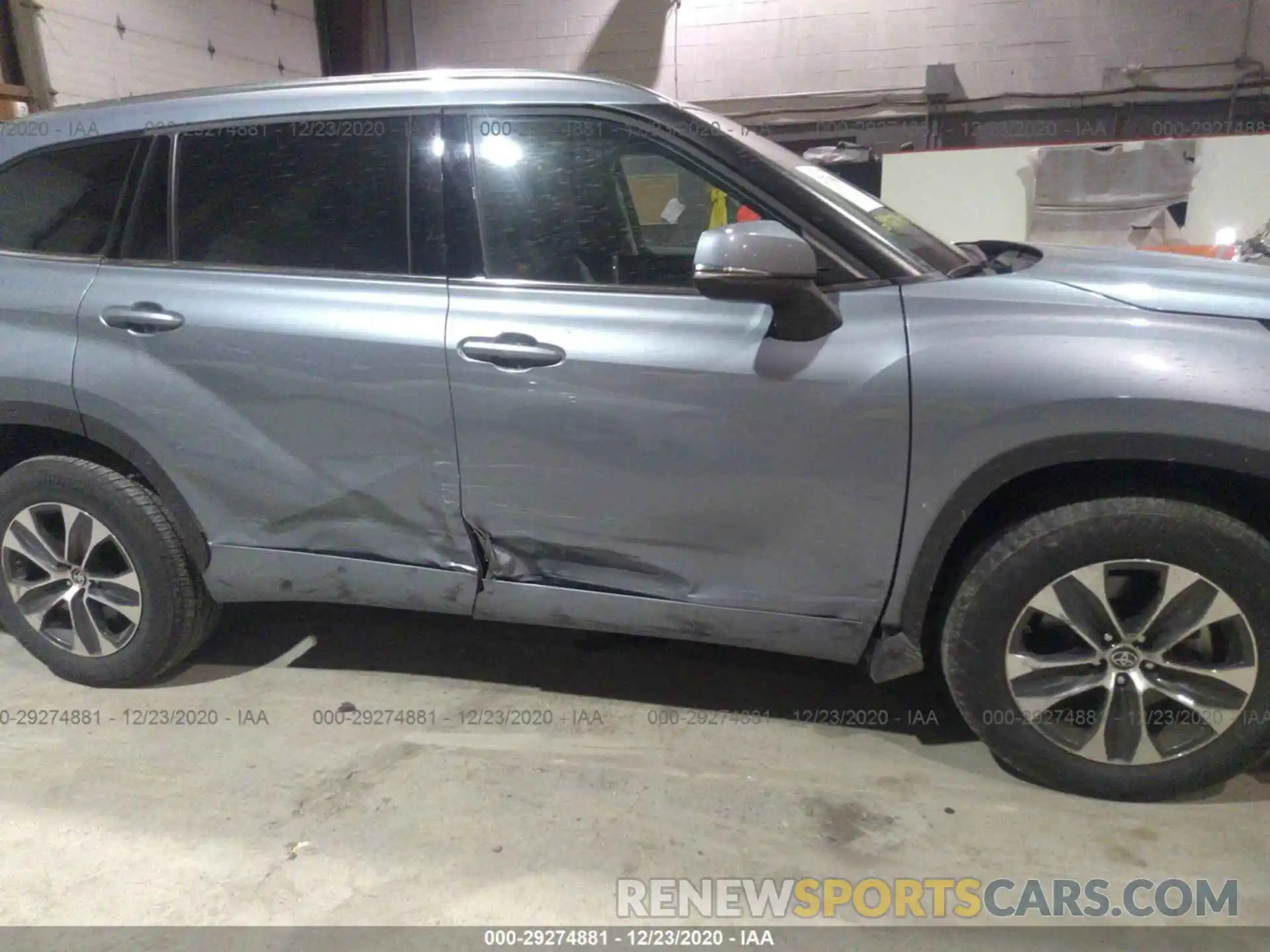 6 Photograph of a damaged car 5TDGZRAH6LS010658 TOYOTA HIGHLANDER 2020