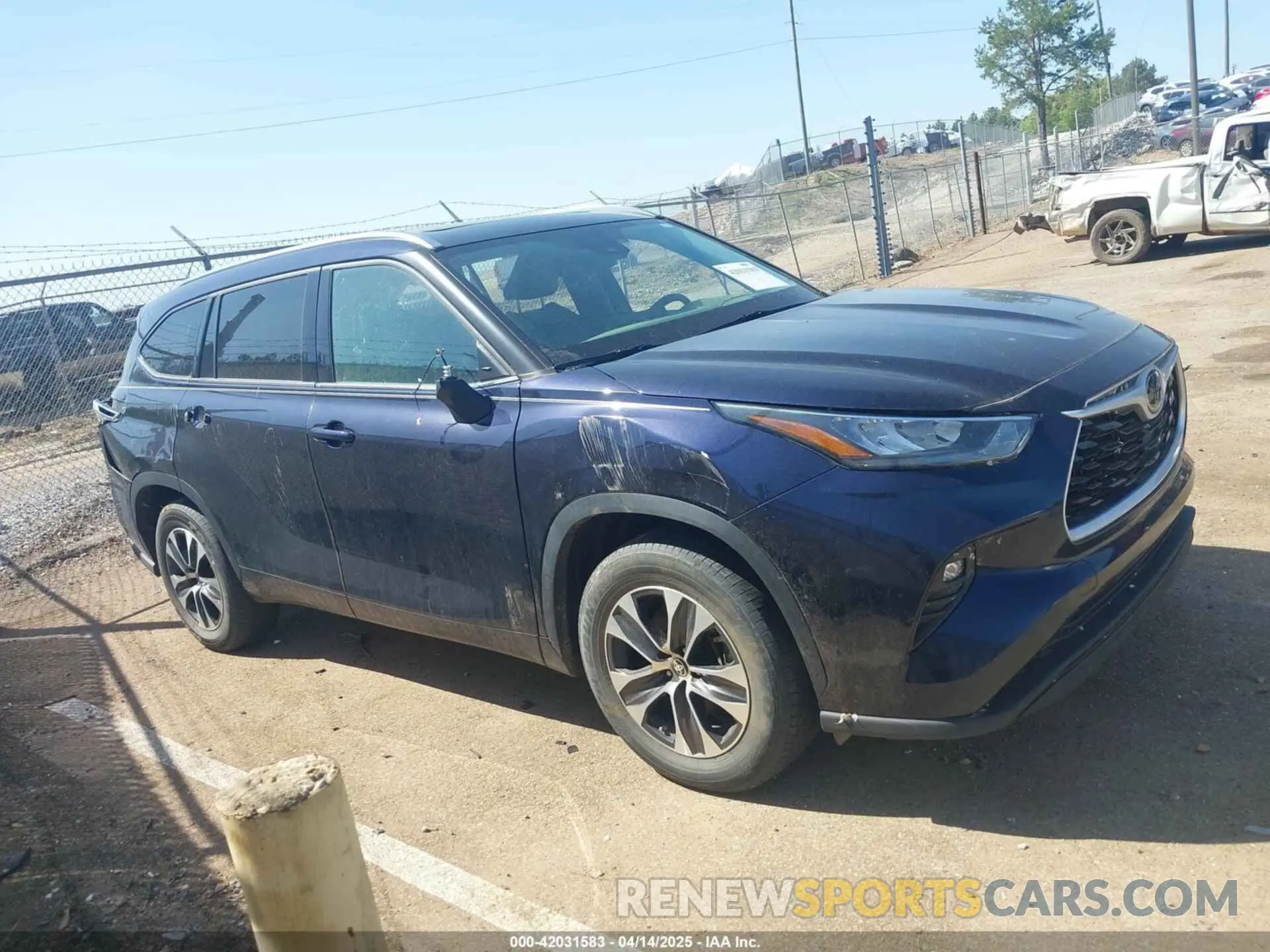 13 Photograph of a damaged car 5TDGZRAH7LS021300 TOYOTA HIGHLANDER 2020