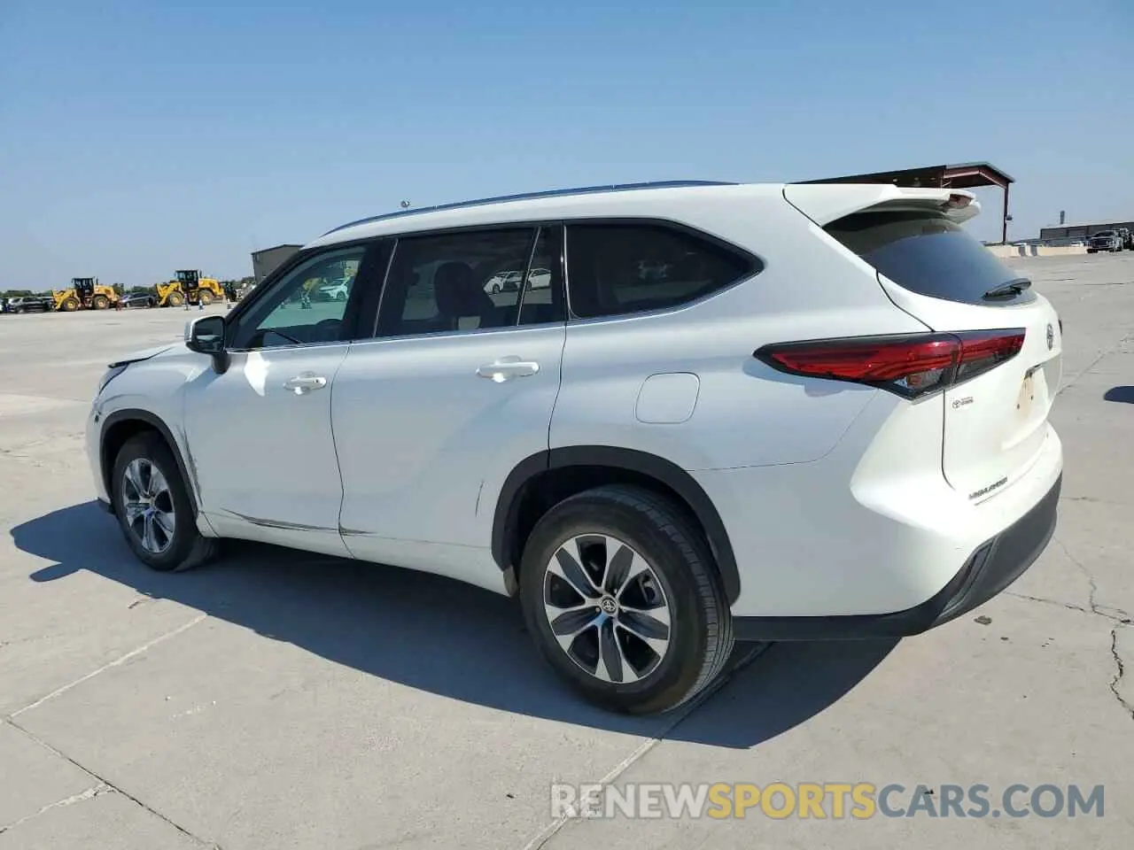 2 Photograph of a damaged car 5TDGZRAH8LS509140 TOYOTA HIGHLANDER 2020
