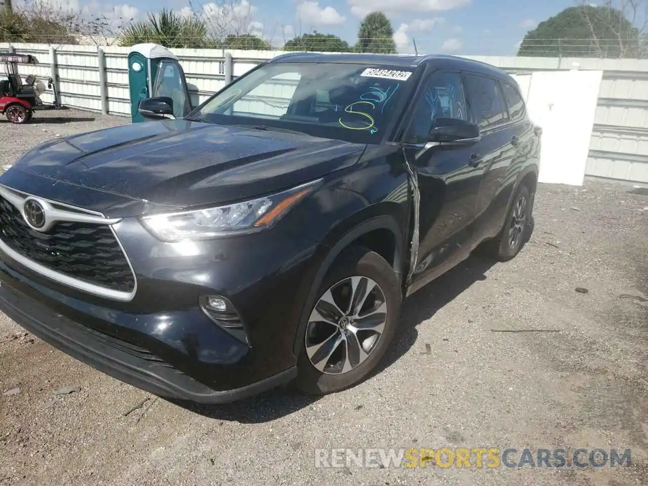 9 Photograph of a damaged car 5TDGZRBH0LS016941 TOYOTA HIGHLANDER 2020